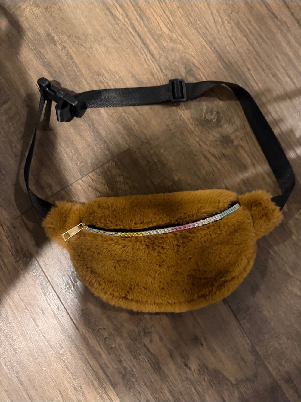 Faux Fur Belt Bag - Brown - Picture 2 of 2